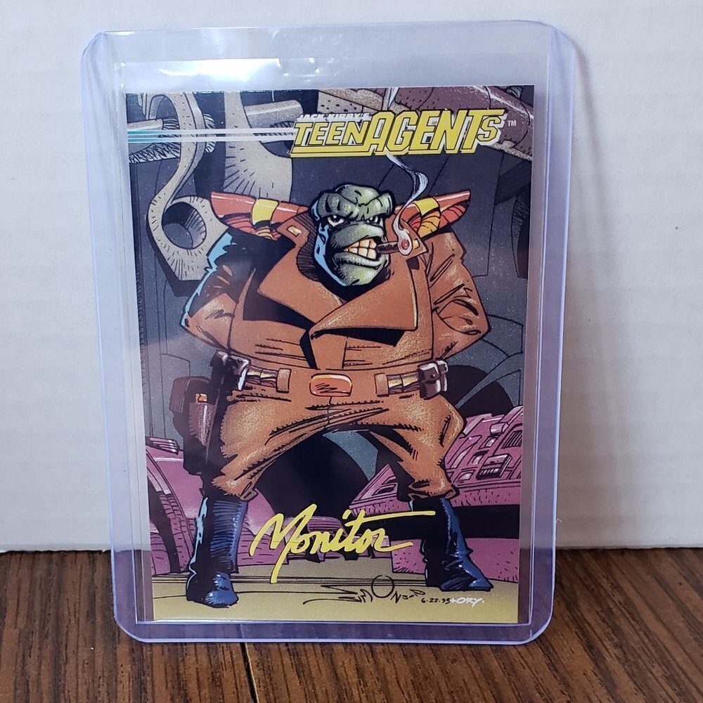1993 Topps Comics Teen Agents Monitor Promo Card Walt Simonson Artwork